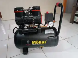 Kompresor Mollar Oiless 25L 1HP BLACK EDITION promo