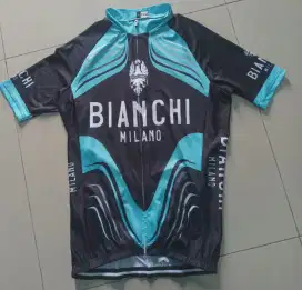 JerseyBIANCHI Apparel Winter Summer Riding TopShirt Maillot BlackBlue