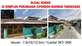 Dijual Cepat Murah Rumah di Komplek Perumahan Cipondoh Makmur