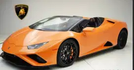 Dicari Lamborghini Huracan Evo Spyder Oranye/ Hijau Mulus Low KM