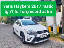 Yaris TRD haykers matic 2017,tgn1,nol spet,pjk new.nyacat kualat.jozz