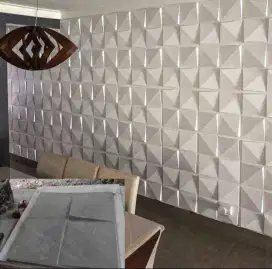 Ornamen dinding 3d beton woll panel