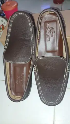 Sepatu slip on sepatu pria kulit sintetis premium size 40