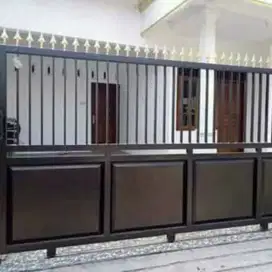 Pintu pagar minimalis anti karat 7272