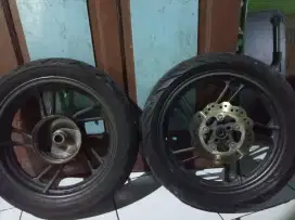 VELG VARIO 150 / 125 COPOTAN ORI + BAN + PIRINGAN ORI