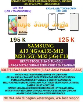 Service HP-Ganti Touchscreen-Baterai-LCD SAMSUNG M23 (5G)-M33 (5G)-F13