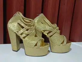 Sepatu sandal heels penyanyi tinggi (12-15cm)