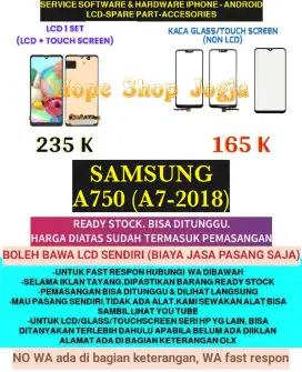 Service HP-Ganti Touchscreen-Baterai-LCD Samsung A750 (A7-2018)