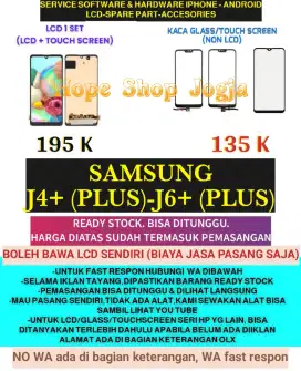 Service HP-Ganti Touchscreen-Baterai-LCD samsung j6+ plus /J4+ plus