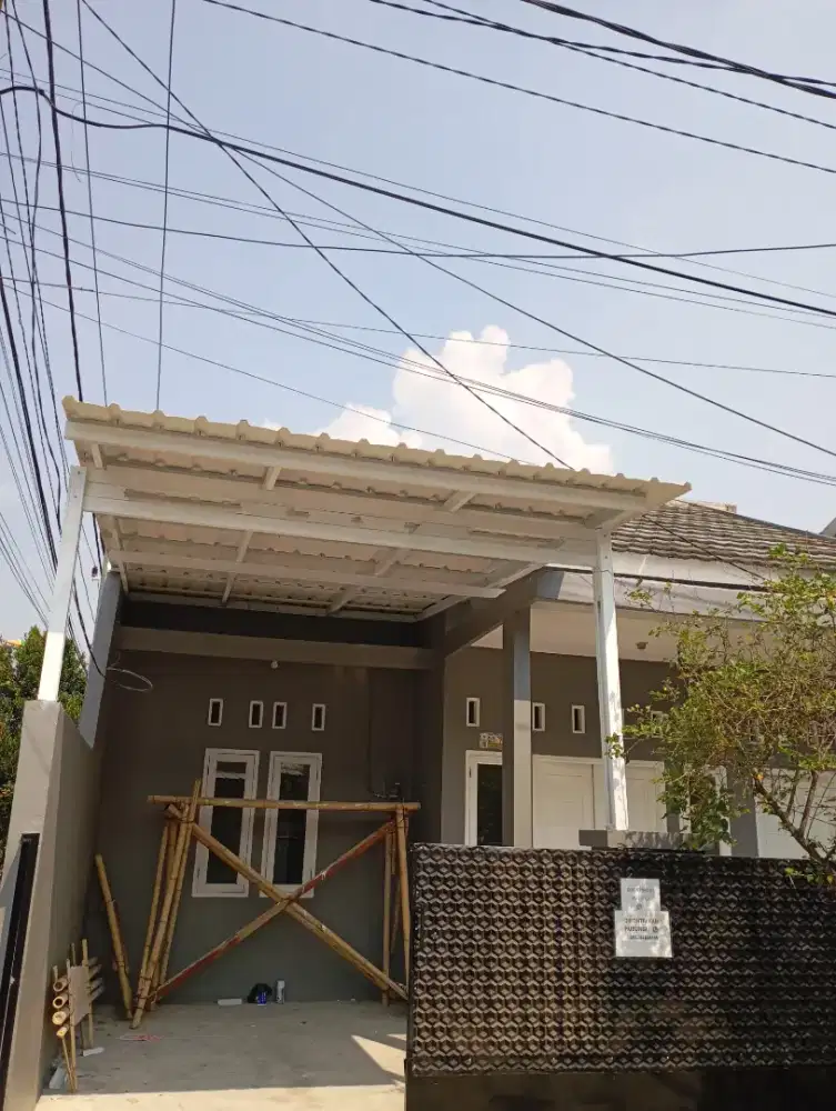 Jasa pasang kanopi baja ringan terpasang rapi