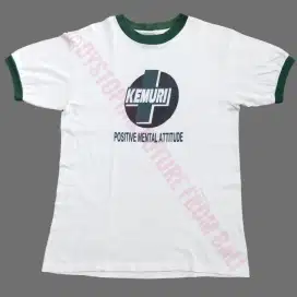 Vintage T-shirt Ringer Band Kemuri - Positive Mental Attitude Globe