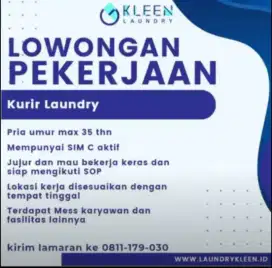 Lowongan Kurir Laundry