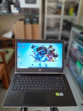 LAPTOP desain/game/coding, lancar, HP Probook, i5 gen8, 8GB,ssd 256GB,