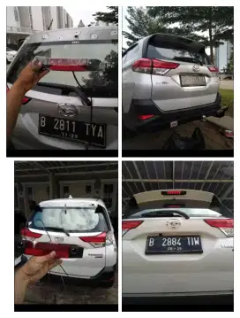 Lampu spoiler Terios rush SM pasang sejadetabek