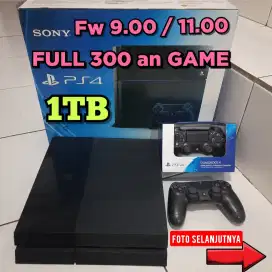 PS4 1TB FULL 300 an GAME TERLARIS Mrh