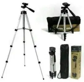 Tripod 3110 Holder Handphone Kaki Stabilizer 1 Meter Silver