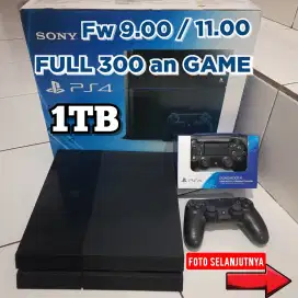 PS4 1TB FULL 300 an GAME TERLARIS Mrh Harganya