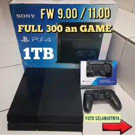 PS4 1TB FULL 300 an GAME TERLARIS Mrh Meriah Harganya