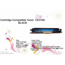 CARTRIDGE COMPATIBLE PRINTER MFP M176 M177 M176N CF352A CE310 PROMO