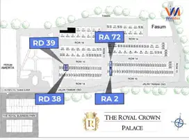 Dijual 4 Komersial Ruko 3 Lt The Royal Crown Palace Harga Mulai 1,3 M