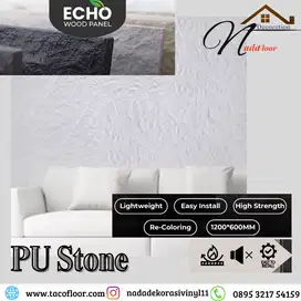 pu stone echo motif batu alam | 3d wallpanel artificial stone tebal