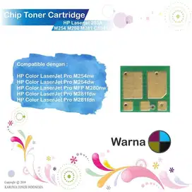 Chip Toner HP 203A M280 M281 M254 M254DN M280NW CF543A CF543 Magenta