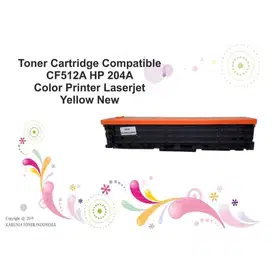 Toner Cartridge Compatible HP Color Printer Laser CF512A 204A Yellow