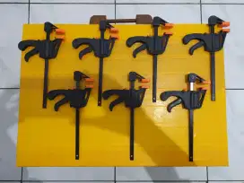 Catok penjepit press kayu klem clip f 4 inch no minus 7 buah bisa nego