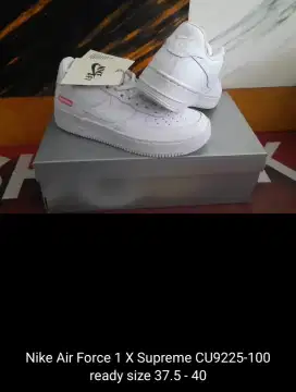 Nike Air Force 1 X Supreme CU9225-100 ready size 37.5-40 original