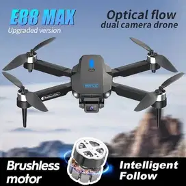 RC Drone E88 Max Brushless Motor HD Camera Optical Flow Super Stabil