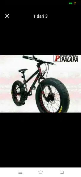 Dijual sepeda fatman 20inch