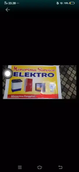 Menerima service elektronik