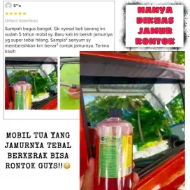 Ready! Cairan Pembersih Jamur Kaca/ body mobil