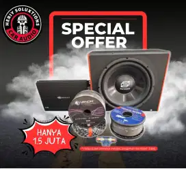 Promo Paket Audio Bass Berkualitas, Harga Terjangkau..Menerima Credit