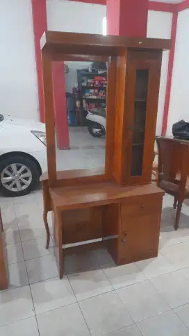 Meja rias kayu jati