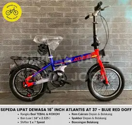 PROMO Sepeda Lipat Folding Bike 16” 20” inch ATLANTIS Cakram 7 Speed