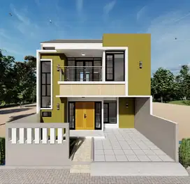 Rumah 2 lantai view cantik kota bandung