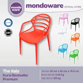 Mondoware R161 The Italy - Kursi Plastik Premium - Extra Kokoh