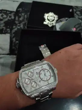 Jam Pria Marc Ecko Dual Time Limited Edition