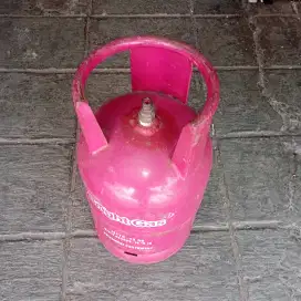 Jual tabung gas bekas 12 kg warna pink