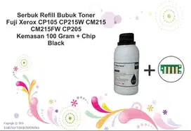 Serbuk Toner For Xerox CP215 CM215 CM215FW CP205 + Chip 100 Gram CMYK
