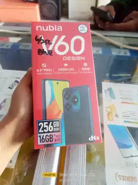 ZTE Nubia V60 NFC Design 6/256 baru  TT Kredit garansi resmi 1th ZTE