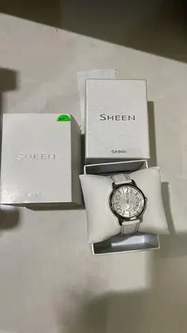 Casio sheen leather watch