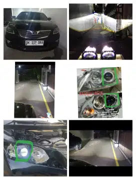biled headlamp Camry 60 Watt SM pasang sejadetabek