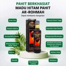 Terlaris! Madu Hitam Pahit Arrohmah