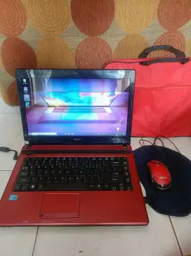 Laptop ACER core i3 ram 6GB/500Gb fullset siap pakai