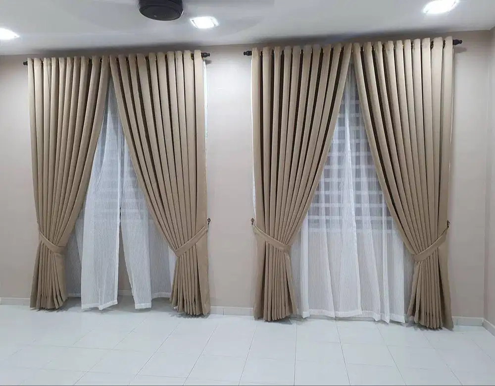 Tukang Gorden Blackout Jendela & Pintu Hordeng Vitrase Gordyn Puring