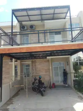 Kanopi kremona atap upvc rooftop