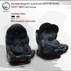 Baby Elle Car Seat with ISOFIX BE-832BC Preloved