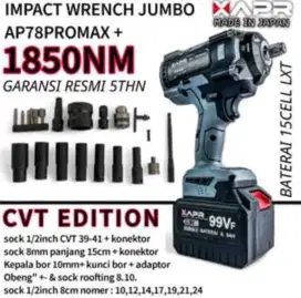 Impact wrench buka baut APR 78promax 1850 NM 1/2 inch fre ongkir